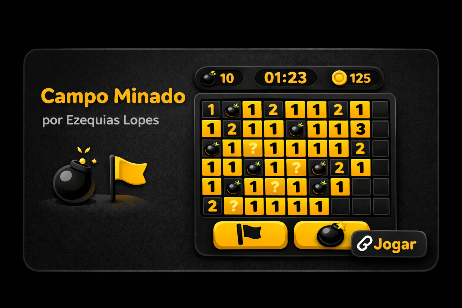 Campo Minado - Clássico quebra cabeça